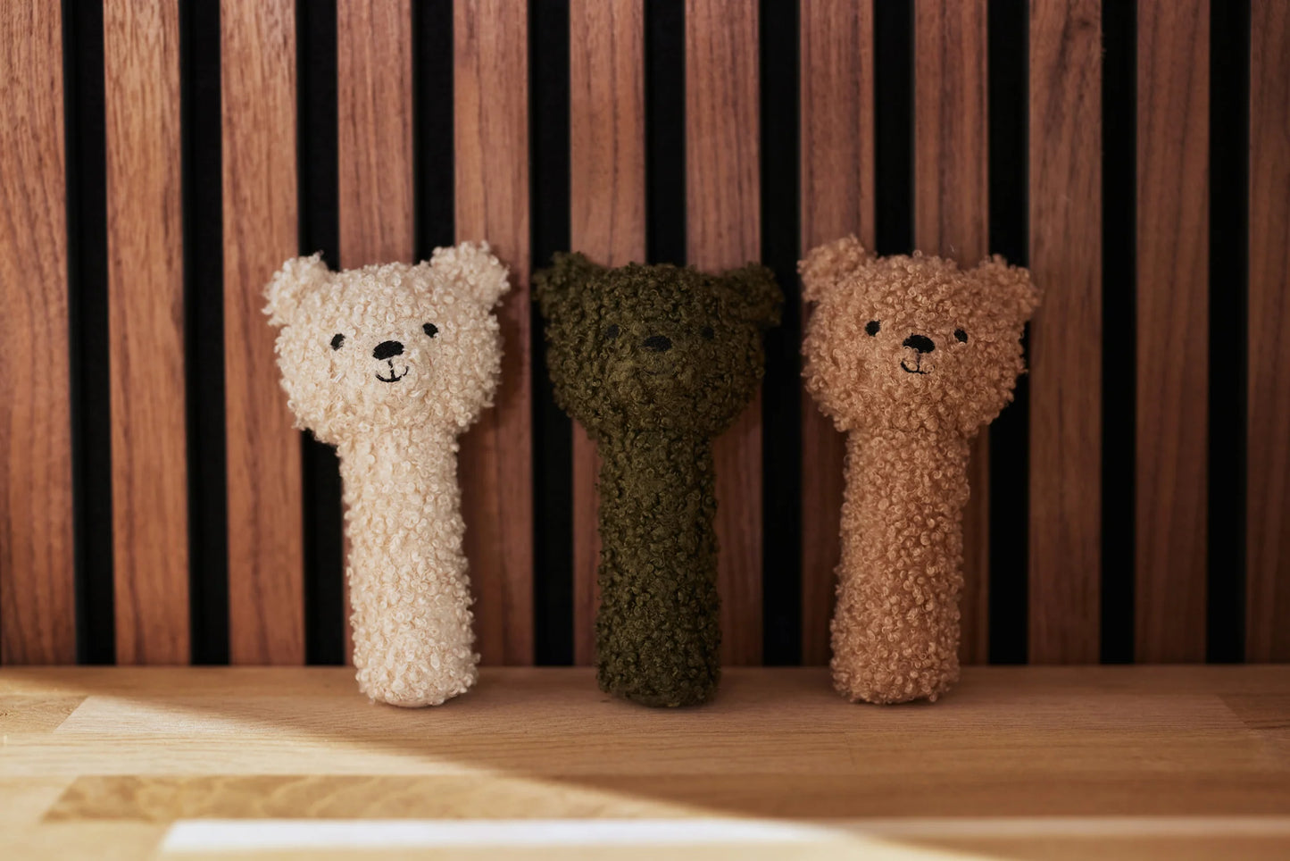 Hochet Teddy bear - Biscuit