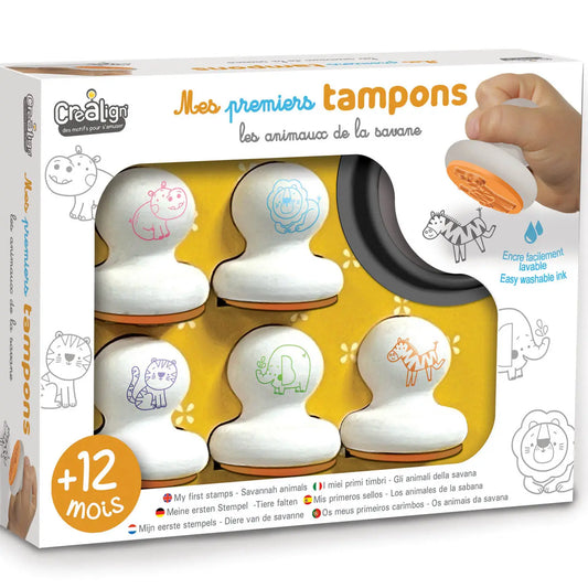 Mes premiers tampons - Animaux de la Savane