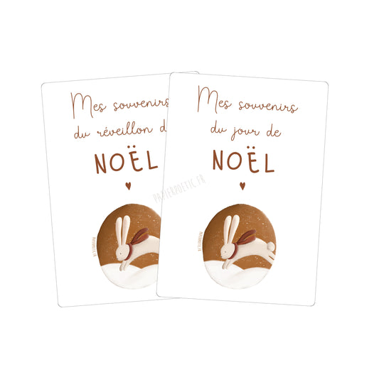 Cartes souvenirs de Noël