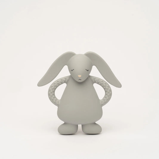 Jouet de dentition - Lapin gris