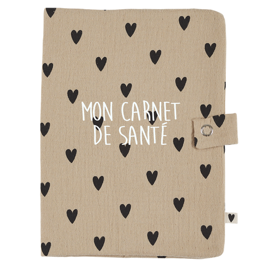 Portège carnet de santé - Coeurs