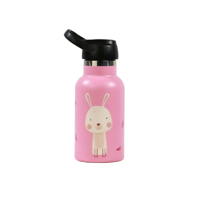 Gourde isotherme- Lapin rose